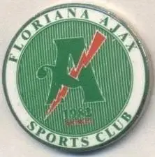 футбол.клуб Флоріана Аякс (Мальта)офіц.? важмет/Floriana Ajax,Malta football pin
