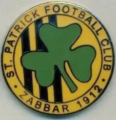 футбол.клуб Сент-Патрік (Мальта)1 ЕМАЛЬ /St.Patrick FC Zabbar,Malta football pin