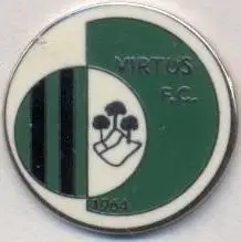 футбол.клуб Віртус (Сан-Марино)2 ЕМАЛЬ / AC Virtus,San Marino football pin badge