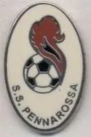 футбол.клуб Пеннаросса (Сан-Марино)2 ЕМАЛЬ/SS Pennarossa,San Marino football pin