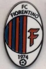 футбол.клуб Фіорентіно (Сан-Марино)2 ЕМАЛЬ/FC Fiorentino,San Marino football pin