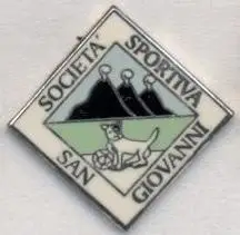 футбол.клуб Сан-Джованні (Сан-Марино1 ЕМАЛЬ/San Giovanni,San Marino football pin