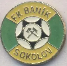 футбол.клуб Банік Соколов (Чехія) важмет / FK Banik Sokolov,Czech football badge
