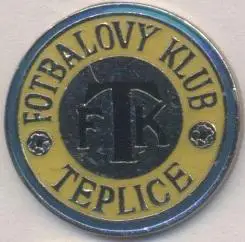 футбольний клуб Тепліце (Чехія)1 важмет / FK Teplice, Czechia football pin badge