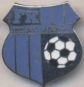 футбол.клуб Усті-над-Лабем (Чехія)1 ЕМАЛЬ/FK Usti nad Labem,Czech football badge