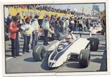 2 наклейки Ф-1 Формула-1 Гран-Прі / F-1 Formula-1 Grand Prix 1980s 2 stickers