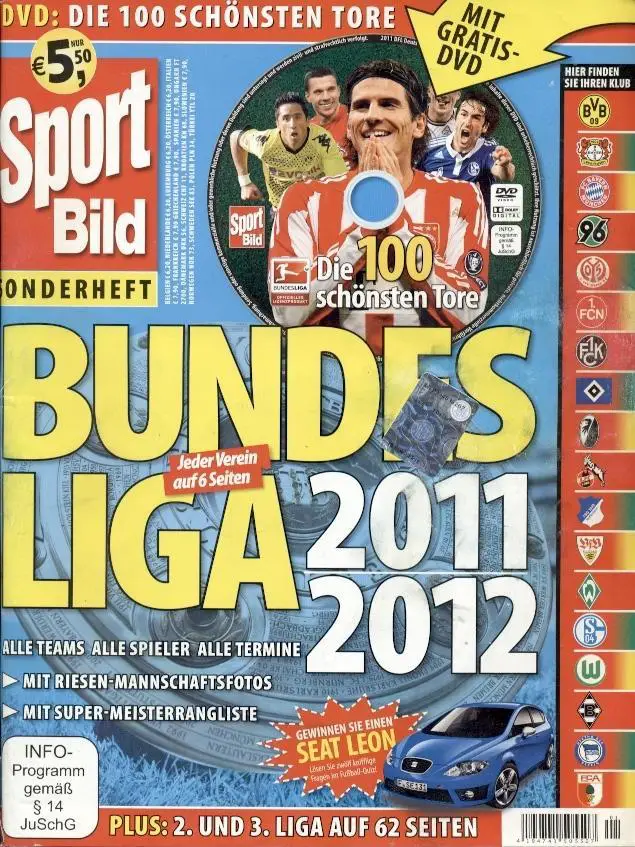 Німеччина, Чемп-т 2011-12, спецвид. Sport Bild Bundesliga season preview постери