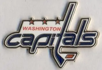 хокей.клуб Вашингтон Кепителс (США, НХЛ) ЕМАЛЬ/Washington Capitals NHL pin badge