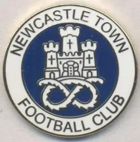 футбол.клуб Ньюкасл Таун (Англія) ЕМАЛЬ / Newcastle Town FC,England football pin