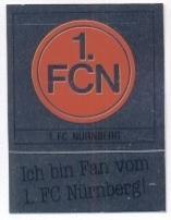 наклейка блискуча футбол Нюрнберг (Німеччина /1.FC Nurnberg,Germany logo sticker