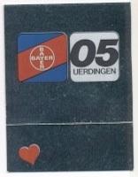 наклейка блискуча футбол Баєр Юрдінген (Німеччина /Bayer 05,Germany logo sticker