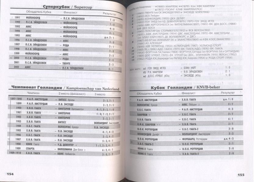 книга Е.Сергеев Футбол в Европе,статистика/European domestic Ch.ships statistics 1
