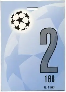 перепустка Дин.Київ/D.Kyiv-Newcastle United England/Англ.1997 match pass ticket