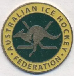 Австралія, федерація хокею,№1 важмет / Australia ice hockey federation pin badge