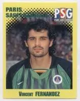 наклейка футбол Фернандес (Франція) / V.Fernandez,Paris SG,France player sticker