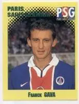 наклейка футбол Франк Гава (Франція) /Franck Gava,Paris SG,France player sticker