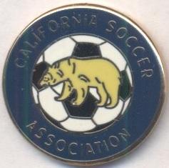 Каліфорнія, федерац.футболу ЕМАЛЬ/California,USA football-soccer association pin