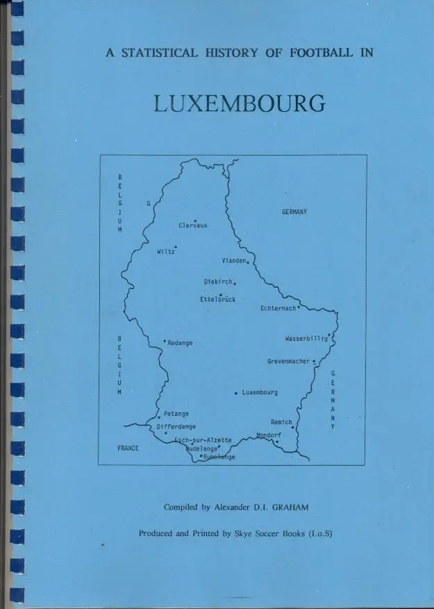 книга Люксембург підсумки чемп-тів,історія /Luxembourg football ch.ships history