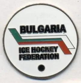 Болгарія, федерація хокею, важмет/Bulgaria ice hockey assn. federation pin badge