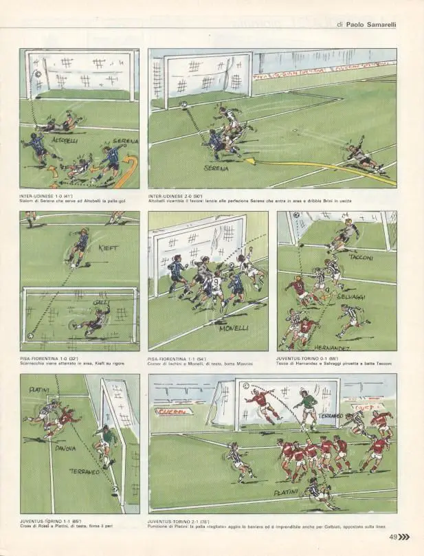 футбол - Італія чемпіонат 1983-84, колекція Guerin Sportivo Italy championship 3