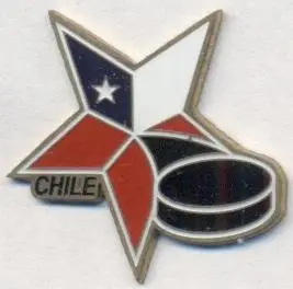 Чилі, федерація хокею, №1 важмет / Chile ice hockey assn. federation pin badge