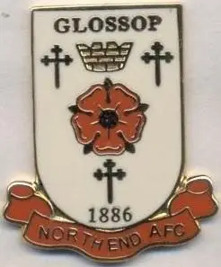 футбол.клуб Глоссоп (Англія)1 ЕМАЛЬ / Glossop North End AFC,England football pin