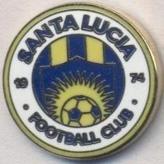 футбол.клуб Санта-Лючія (Мальта)2 ЕМАЛЬ /Santa Lucia FC,Malta football pin badge