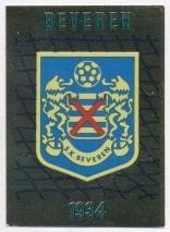 наклейка блискуча футбол Беверен (Бельгія) / KSK Beveren, Belgium logo sticker