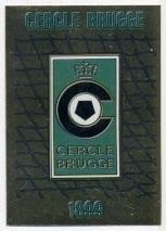 наклейка блискуча футбол Серкль (Бельгія) / Cercle Brugge, Belgium logo sticker