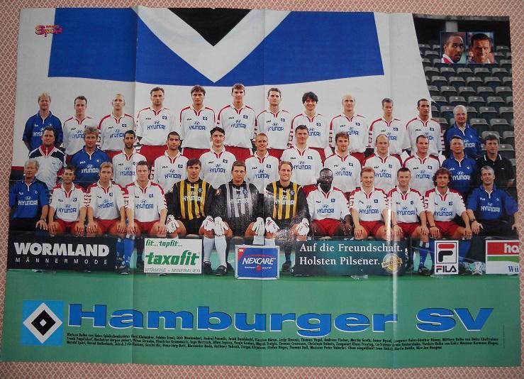 постер А1 футбол Роналдо/Гамбург / Ronaldo,Brazil/Hamburger SV football poster 1