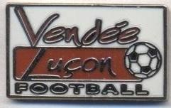 футбол.клуб Ванде Люсон (Франція) ЕМАЛЬ / Vendee Lucon,France football pin badge