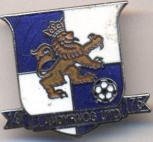 футбол.клуб Лландирног (Уельс) ЕМАЛЬ / Llandyrnog United FC,Wales football badge