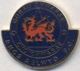 футбол.клуб Рос Айлвід (Уельс)1 ЕМАЛЬ / Rhos Aelwyd FC, Wales football pin badge