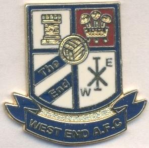 футбол.клуб Вест-Енд (Уельс) ЕМАЛЬ/West End Swansea AFC,Wales football pin badge