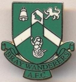 футбол.клуб Брей В.(Ірландія)1 ЕМАЛЬ / Bray Wanderers,Rep.Ireland football badge