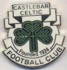 футбол.клуб К.Селтик (Ірландія) ЕМАЛЬ /Castlebar Celtic,Rep.Ireland football pin