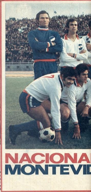 постер А4 футбол Насьйональ (Уругвай) 1972/Club Nacional,Uruguay football poster