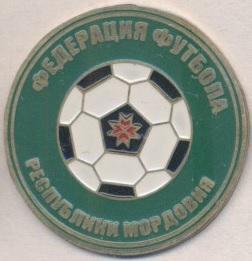 Мордовия (Рос.)1 федерація футболу важмет /Mordovia,Rus. football federation pin
