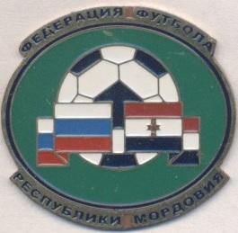 Мордовия (Рос.)2 федерація футболу важмет /Mordovia,Rus. football federation pin
