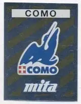 наклейка блискуча футбол Комо (Італія) / Como Calcio,Italy football logo sticker