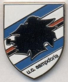 футбольний клуб Сампдорія (Італія) ЕМАЛЬ / UC Sampdoria,Italy football pin badge