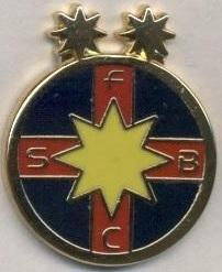 футбол.клуб ФКСБ=Стяуа (Румунія)1 ЕМАЛЬ/FCSB=Steaua Buchar.,Romania football pin