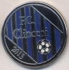 футбольний клуб Клінчень (Румунія) ЕМАЛЬ /FC Clinceni,Romania football pin badge