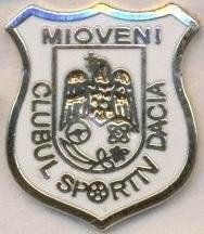 футбол.клуб Дачія Міовень (Румунія) ЕМАЛЬ /CS Dacia Mioveni,Romania football pin