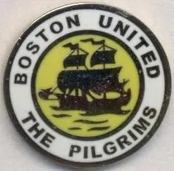 футбол.клуб Бостон (Англія) ЕМАЛЬ / Boston United FC, England football pin badge
