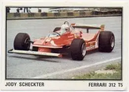 наклейка Формула-1 Дж.Шектер (ПАР)/Jody Scheckter,South Africa F-1 pilot sticker