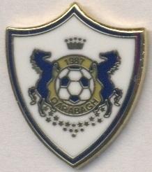 футбол.клуб Карабах Агдам (Азербайджан2 ЕМАЛЬ/Qarabag FK,Azerbaijan football pin