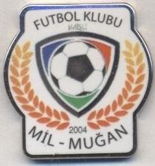 футбол.клуб Міль-Муган (Азербайджан) важмет/Mil Mugan FK,Azerbaijan football pin