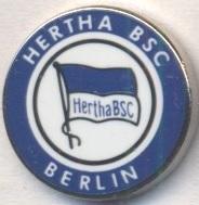 футбол.клуб Герта Берлін (Німеччина) офіц. ЕМАЛЬ/BSC Hertha,Germany football pin