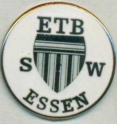 футбол.клуб ШВ Ессен (Німеччина)2 ЕМАЛЬ/Schwarz-Weiss Essen,Germany football pin